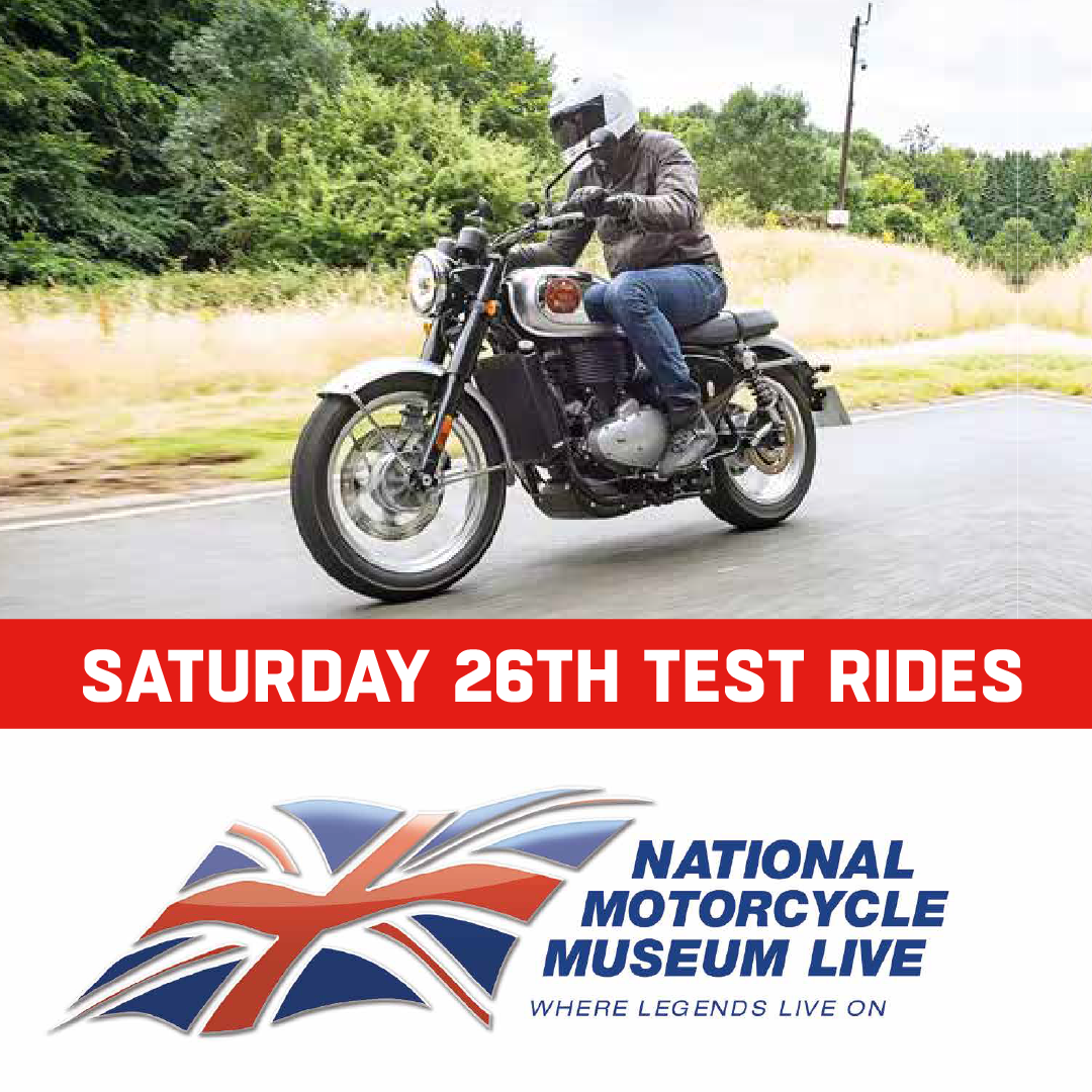 Motorcycle Museum Live Test Ride - Saturday 26th