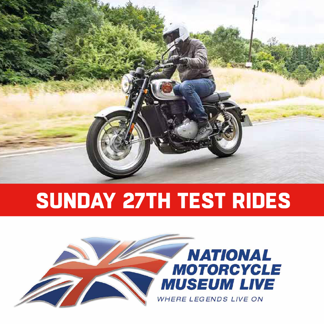 Motorcycle Museum Live Test Ride - Sunday 27th